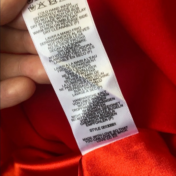 CITY CHIC Scarlet Red Entwine Cold Shoulder Dress - Picture 5 of 6